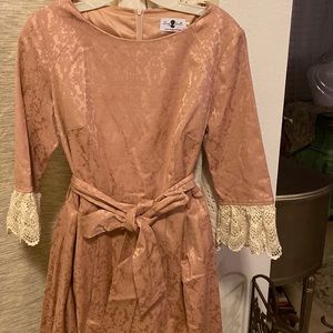 Dainty Jewells pink puffy skirt dress like new size M